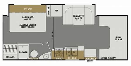 2023 COACHMEN FREELANDER 23FS, , floor-plans-day image number 0